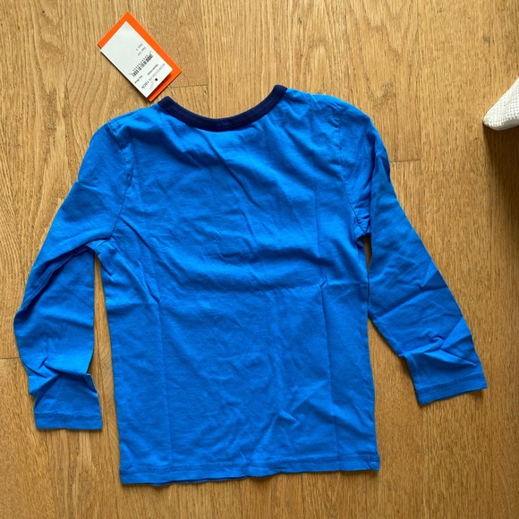 Joe Fresh Long sleeve blue Henley - Picture 4 of 4
